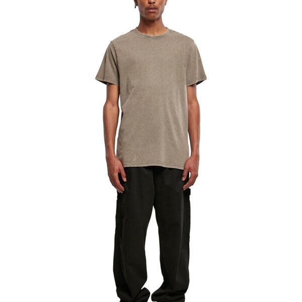 Acid washed round neck tee Thumbnail