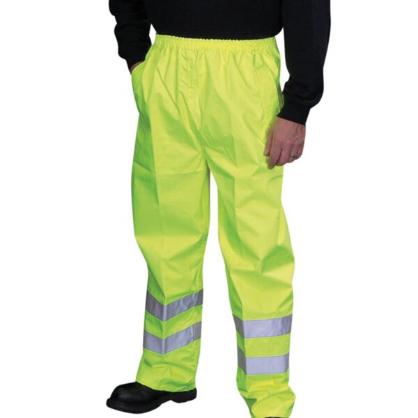 Hi-vis waterproof overtrousers (HVS461) Thumbnail